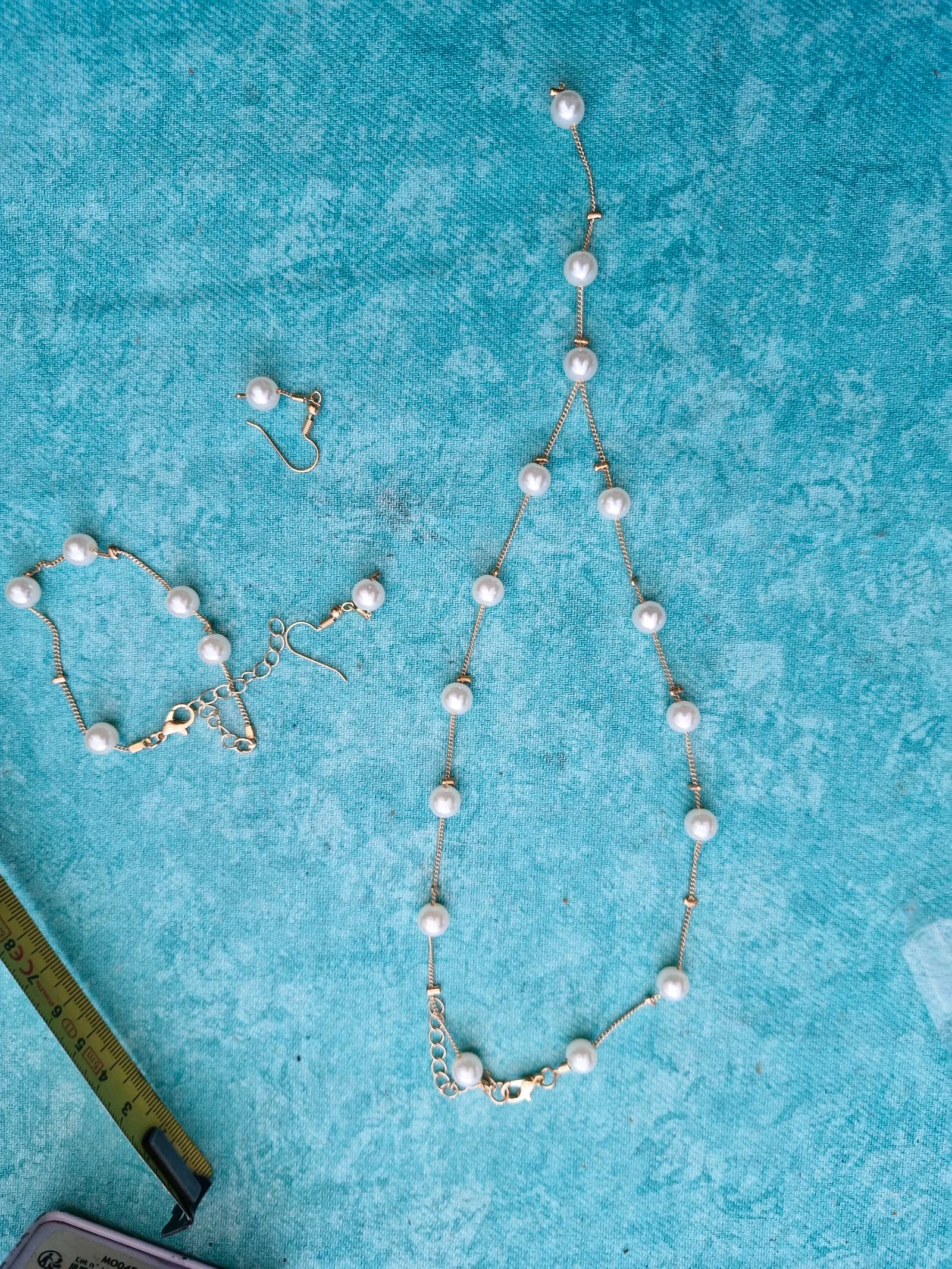 Necklace, bracelet, earrings set – photo 3